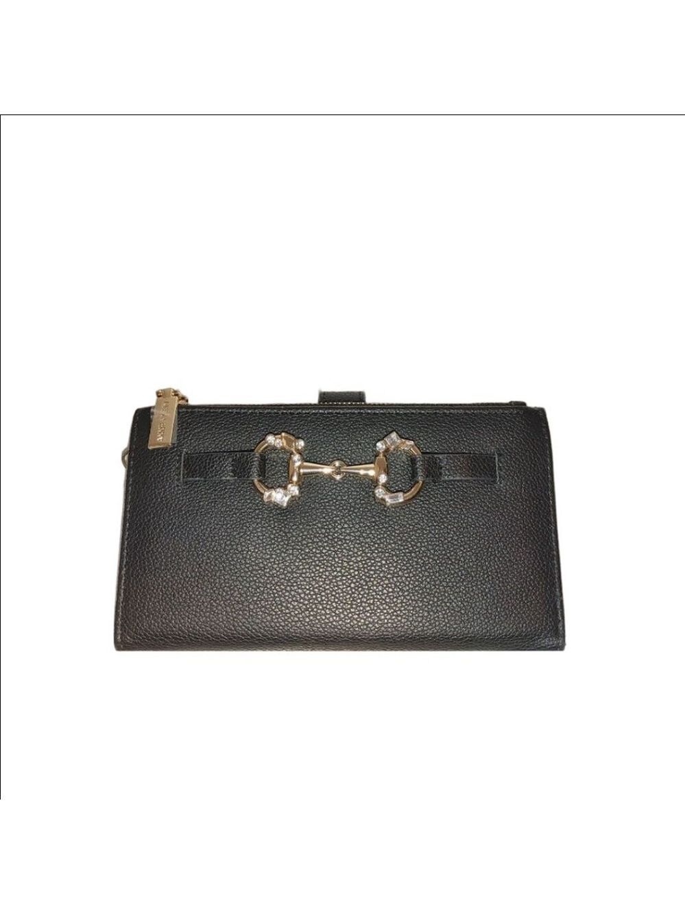 Anne Klein Horsebit Jeweled Wallet